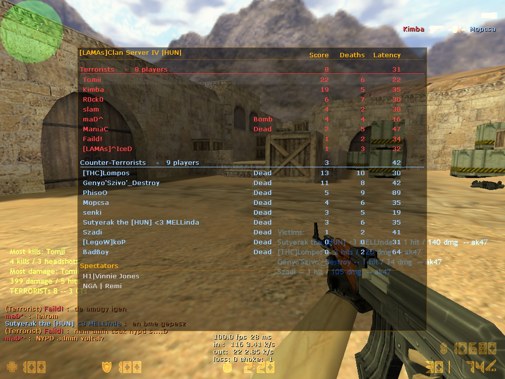 Image of old CS 1.6 game version, to see new design of CS 1.6 online game version.