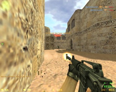 XTCS - Shooting in de_dust2 map.